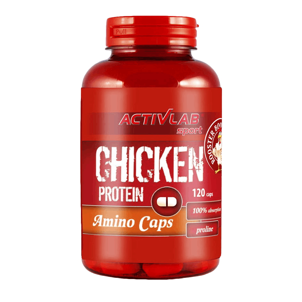 Chicken 120/240 Caps. BCAA + Essential Amino Acids Protein Pills